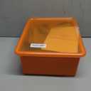 Romanoff Double Stowaway Tray with Lid, Orange