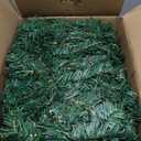 6 Pack 54ft Artificial Christmas Green Garland Classic Christmas Greenery Faux PVC Soft Garland for Indoor Outdoor Stairs Railing Fireplace Mantel Front Door Porch Xmas Holiday Party Decorations