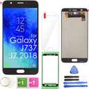 Samsung Galaxy J7 2018 LCD Screen Replacement - Touch Display Digitizer Assembly (Black) - Compatible with J737, J737A, J737P, J737V, J737T
