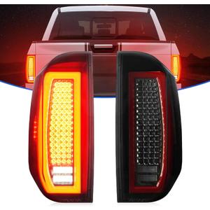 LED Tail Light Fit for Toyota Tundra 2014-2021, Rear Brake Lamp Taillight Assembly, Smoke Lens