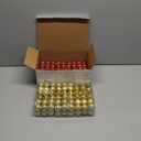 Shappy 216 Pcs Mini Christmas Ball Ornament 1.18 Inch Small Christmas Tree Decorations 6 Styles Shatterproof Xmas Ball with Hanging Loop for Holiday Party Wreath Xmas Tree(Red, Gold)