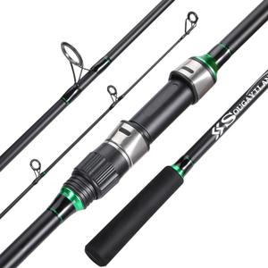 Sougayilang Surf Fishing Rod IM8 Carbon 3 Piece Travel Spinning Rod - 9'