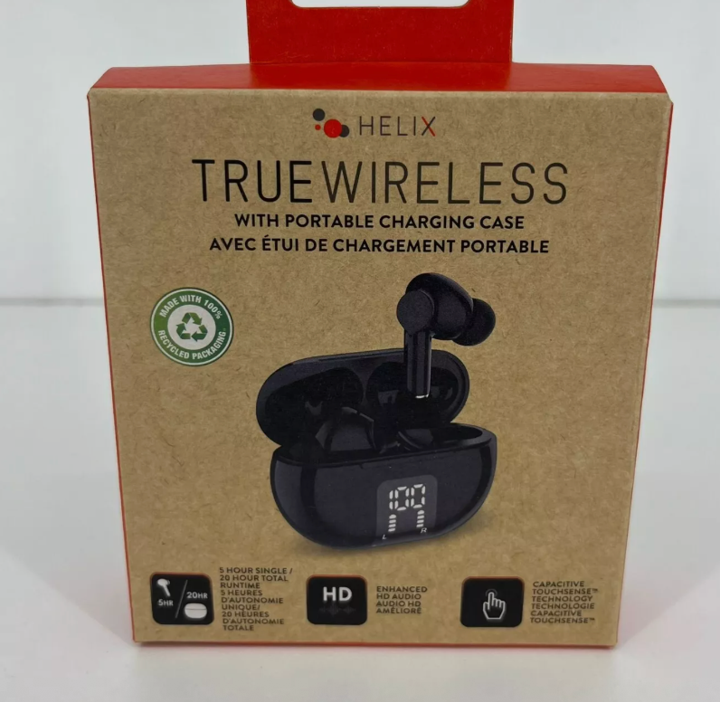 Helix TW Buds Digital Read Black