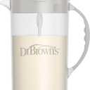 Dr. Brown's Baby Formula Mixing Pitcher with Adjustable Stopper, Locking Lid & No Drip Spout, Gray, BPA-Free, 36 oz