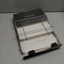 Extendable Dish Rack with Feet, Vegetable Colander Basket, Stainless Steel Dish or Silverware Drying Rack, Ultimate Kitchen Organizer Over The Sink (14.76 x 10.63 x 3.15 Inches)