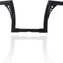 10 Inch Rise 1-1/4'' Diameter Batwing Ape Hangers Handlebar Compatible With Harley Softail FLST FXST Sportster XL 883 1200 Touring Road Glide+Road King (Gloss Black) - Size A