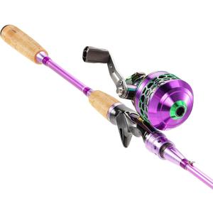 Souagyilang Spincast Fishing Rod Reel Combo,2 Pieces Medium Heavy Pole with Super Smooth Reel Trouble-Free Push-Button Bait Casting Design for Freshwater Bass Fishing, 5.9Ft