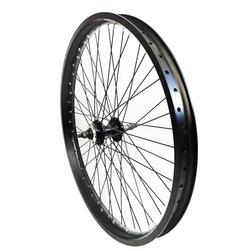 DONSP1986 26 inch x 1.85" Heavy Duty Bicycle Rear Wheel Rim 12 Gauge, Double Wall Aluminum Alloy 48 Spokes Wheel, 26" Bike Rear Rim 135mm (Black) Disc Brake