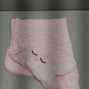 HIPHOP PANDA Hooded Towel - Rayon Made from Bamboo, Bath Towel with Bear Ears for Newborn, Babie, Toddler, Infant - Absorbent Large Baby Towel - Pink Rabbit, 30 x 40 Inch