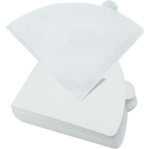 Cone Coffee Filters Size 02, 100Pcs 2-4 Cups Disposable White Coffee Filter Paper, Compatible with V60 and Conical Shaped Pour Over Coffee Dripper