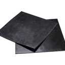 NABOWAN Solid Rubber Sheets,Strips,Rolls 1/4" (.250") Thick x 8" Wide x 8" Long (Pack of 2) Neoprene Rubber, Perfect for DIY Gasket Material, Sealing, Liner, Shield, Padding, Mat