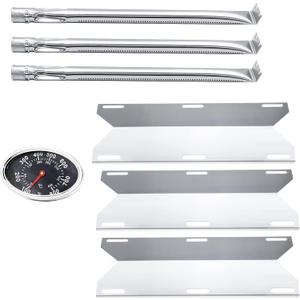Hisencn Replacement for Charmglow 720-0230, 720-0036-HD-05 Gas Grill, Nexgrill 720-0016, 720-0036, Stainless Steel Grill Burner Tube, Heat Plates, Tent Shield for Charmglow Grill Replacement Parts Hisencn Replacement for Charmglow 720-0230, 720-0036-HD-05 Gas Grill, Nexgrill 720-0016, 720-0036, Stainless Steel Grill Burner Tube, Heat Plates, Tent Shield for Charmglow Grill Replacement Parts