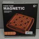 Magnet Game, Magnetic Game Chess 40 Piceses, Family Games for Kids and Adults, Board Game for Kids 8-12 Family Games Night 2-4 Players, Gifts for Teens Kid (Brown)