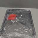 Baking Sheet Set, 2-Piece Large Cookie Sheet Set with Silicone Handles, Steel Baking Pan, Baking Sheets for Oven, BPA Free Nonstick Set, Half Sheet Pans, Black Baking Tray