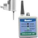 Hunter Rain Clik WRCLIK Wireless Rain Sensor System, Automatic Shutoff for Sprinkler Controllers, Mounts Easily to Gutter or Wall, Compatible with Most Irrigation Controllers