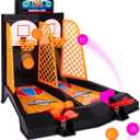ArtCreativity Desktop Arcade Tabletop Indoor Basketball Shooting Game for Kids and Adults, Desk Games for Office for Adults, Best Gift Idea for Boys and Girls