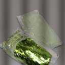 ZATAYE 2 Pack Grass Green Christmas St Patricks Foil Curtain Decorations