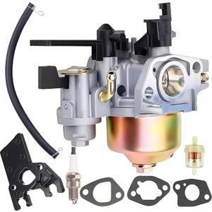 212cc Carburetor Replacement for Harbor Freight Predator 212cc R210 6.5HP 7HP OHV Horizontal Engine Replace Models 60363 68121 69727 68120 69730 carb (with Spark Plug and insulator)
