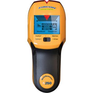 Zircon MultiScanner A250 All-in-One Stud Finder & Wall Scanner — Metal Detector + Live AC Wire Scanner with ACT, SpotLite Pointer & 4 Scan Modes