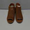 J. Adams Tracy Booties for Women - Peep Toe Low Block Heel Bootie, Size 6