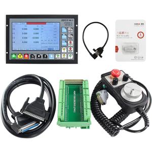 CNCTOPBAOS 4 Axis 500KHz CNC Offline Controller DDCSV4.1,Stand Alone System Motion Controller PLC,Slave Stepper Servo Motor Control+MPG Handwheel for CNC Router,Lathe,Engraving Milling Machine