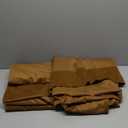 Velvet Curtains 45 Inch Length 2 Panels Set Room Darkening Luxury Grommet Thermal Insulated Soundproof Super Soft Window Drapes for Bedroom Living Room W40 x L45 Golden Brown