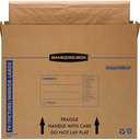 Amazon.com : Bankers Box Large - up to 55" TV/Picture/Mirror - Moving Box 4 Pack, 48-in x 4-in x 33-in (7711301) : Box Mailers : Office Products