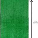 Garland Rug Artificial Grass 3 Ft. X 5 Ft. Large Indoor/Outdoor Area Rug Green, Durable, and Low-Maintenance for Patios, Lawns, and More