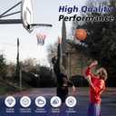 MIUDGIG 18" Basketball Rim Replacement, Heavy Duty Breakaway Rim and Net, Universal Professional Solid Steel Backboard Rims Fits In-Ground and Wall-Mounted Basketball Hoops, Indoor/Outdoor