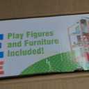 Melissa & Doug Wooden Hi-Rise Dollhouse with 15 Furniture Pieces, Garage, Working Elevator Preschool Dollhouse for Kids Ages 3+, 1:12 scale