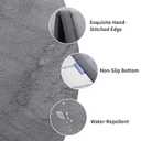 Huloo Sleep 2" Thick Play Mat for Babies Toddlers, Dark Gray, 28"x72" | Extra Safety Anti-Fall Cushion Mat, Non-Slip, Water-Repellent Coral Velvet, Bedside Rug for Kids Room