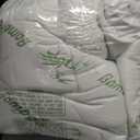 Ultra Soft Twin Size Mattress Topper - Viscose Made from Bamboo Pillow Top Mattress Pad for Back Pain Relief - Naturally Cooling for Hot Sleepers, Green