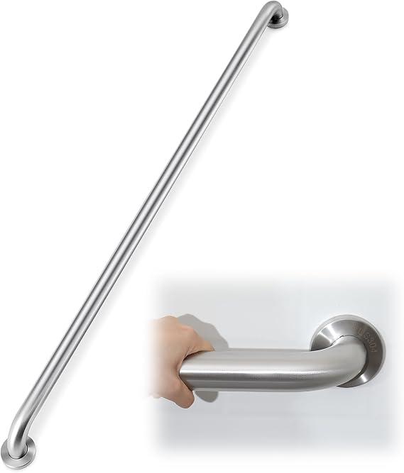 Zonon 57" Grab Bar for Shower Stainless Steel Extra Long Safety Handrail
1.5" Heavy-duty Safety Bar; 304 Stainless Steel; Bathroom Toilet Stairs & Hallway; 1 Pcs Anti-slip Handle for Seniors, Silver