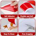 Vinyl Baseboard Molding Trim 3 Inch x 40 Feet Peel and Stick Baseboard Trim Flexible PVC Cove Base Moulding Self-Adhesive Trim for Garage Bathroom Cabinet Floor Walls, White