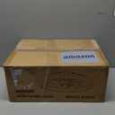 VOLISUN Low Profile Ceiling Fans with Lights and Remote, 20in Flush Mount Ceiling Fans with Light, 3000K-6500K Dimmable Fandelier Ceiling Fan, Black Bladeless Ceiling Fan for Bedroom