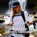 3K Carbon Fiber Trekking Poles - Collapsible, Lightweight Yet Sturdy Hiking Poles with EVA Grip, for Men & Women Hikers