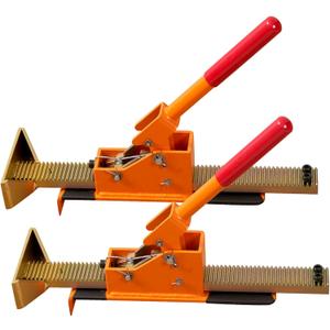 Hardwood Floors for Flooring Jacks  Professional Heavy-Duty Adjustable Hardwood Floor Jack Tools for Secure Installation & Leveling straighten (Large, Orange)