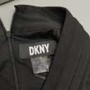 DKNY Womens Night Out Twist Neck Sleeveless Dress (18, Black)