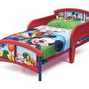 Delta Children Plastic Toddler Bed, Disney Mickey Mouse