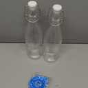 16 oz Flip Top Glass Bottle, 10 Pack Swing Top Glass Bottles, Clear Glass Beer Bottles for Home Brewing, Carbonated Drinks, Kombucha, Mead Kefir, Wine and Juice (500ML)