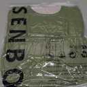 Simplee kids Newborn Baby Girls Rompers Infant Ruffle Long Sleeves Embroidery Bodysuit Outfits (0-3 Months, B-c-olive Green)