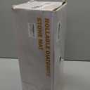 White Stone Drying Mat for Kitchen Counter, Foldable 24" x 16" Diatomaceous Earth Dish Drying Mat, Quick-Dry and Absorbent Mat for Dishes, Bottles, Cups, Bathroom or Countertops