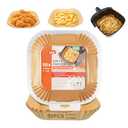 Air Fryer Liners, 6.3 Inch Air Fryer Parchment Paper Liners, Heat Resistant & Pre-Cut for Easy Clean, Fits 2-5Qt Air Fryer Baskets (6.3inch-50pcs)
