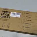 SCHOLOX Magnetic Classroom Voice Level Light, Push Light Voice Level Chart, 24"L x 2.8"W