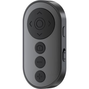 Wireless Camera Remote Control with Zoom/Switch for Photo and Vlogging Compatible with iOS & Android Smartphone, Bluetooth Video Scrolling Remote for Tiktok, Rechargeable Page Turner for E-Book APPS