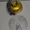 Heat Lamp for Chickens, 170W & 350W Adjustable Heating Temperature and Hanging Height, Chicken Coop Heater, Brooder Lamp, Carbon Fiber Heating Lamp for Chicks, Ducks, Rabbits, Cats, Dogs, Livestocks (Gold)