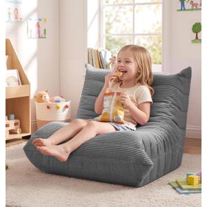 Hobestluk Small Bean Bag Chair Fireside Floor Chair BeanBag Couch Togo Sofa, 26"D x 24"W x 19"H