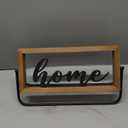 NIKKY HOME Wooden Home Sign, Freestanding Cutout Home Letter Sign Rustic Table Word Signs Decorative Letters Sign for Entryway Desk Shelf Indoor Decor