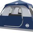 ADSMART Instant Tents for Camping 6 Person Tent Waterproof for Outdoor, 10 ft x 9ft x 66 inch