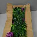 Artificial Flowers Fake Plants for Outdoors Spring Decoration, 13Bundles Silk Realistic UV Resistant Faux Flowers for Outside Planter Porch Yard Patio Garden Home Indoor, Purple